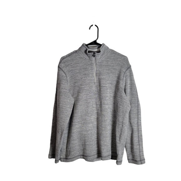 Eddie Bauer Quarter Zip-Gray-Men's‎ L - Picture 1 of 6